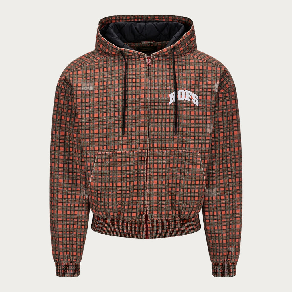 PADDED SCOTTISH FLANNEL JACKET