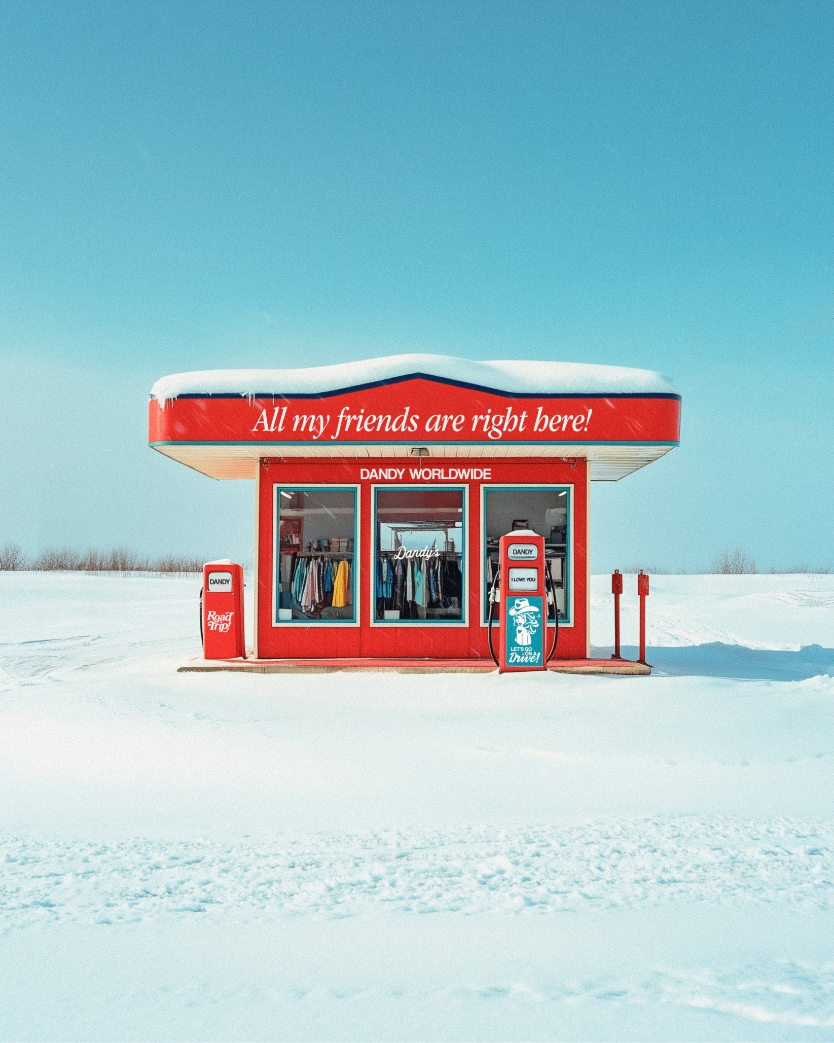 All my Friends Oversized Lux Hoodie in Red