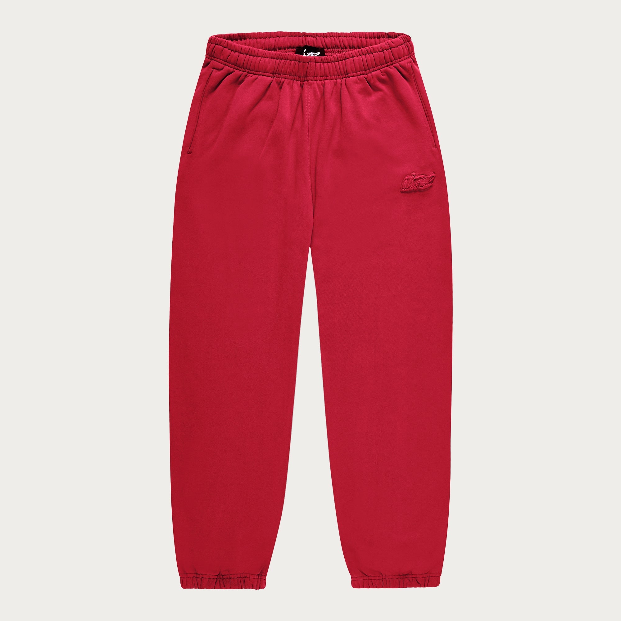 RED BASIC CUFFED JOGGER