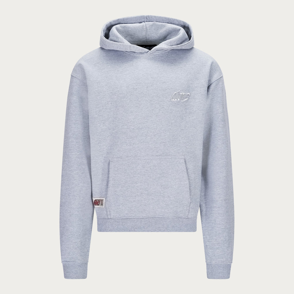 GREY BASIC HOODIE