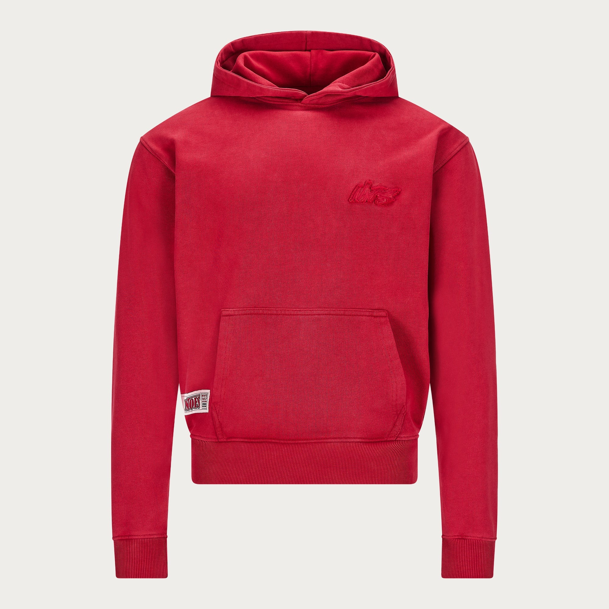 RED BASIC HOODIE