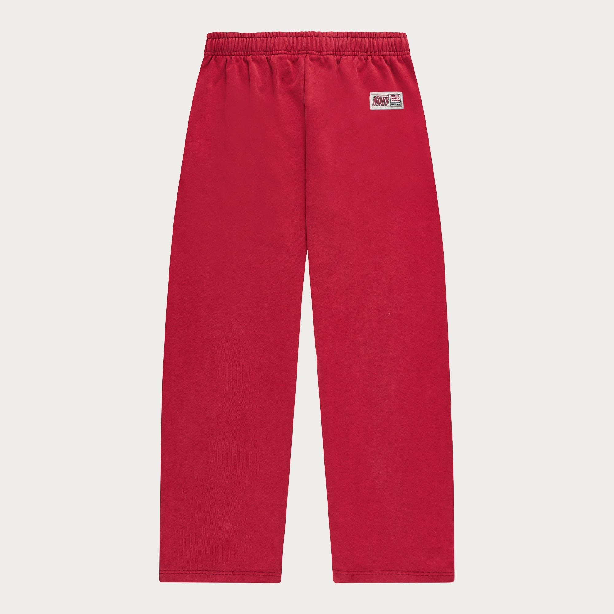 RED BASIC OPEN LEG JOGGER