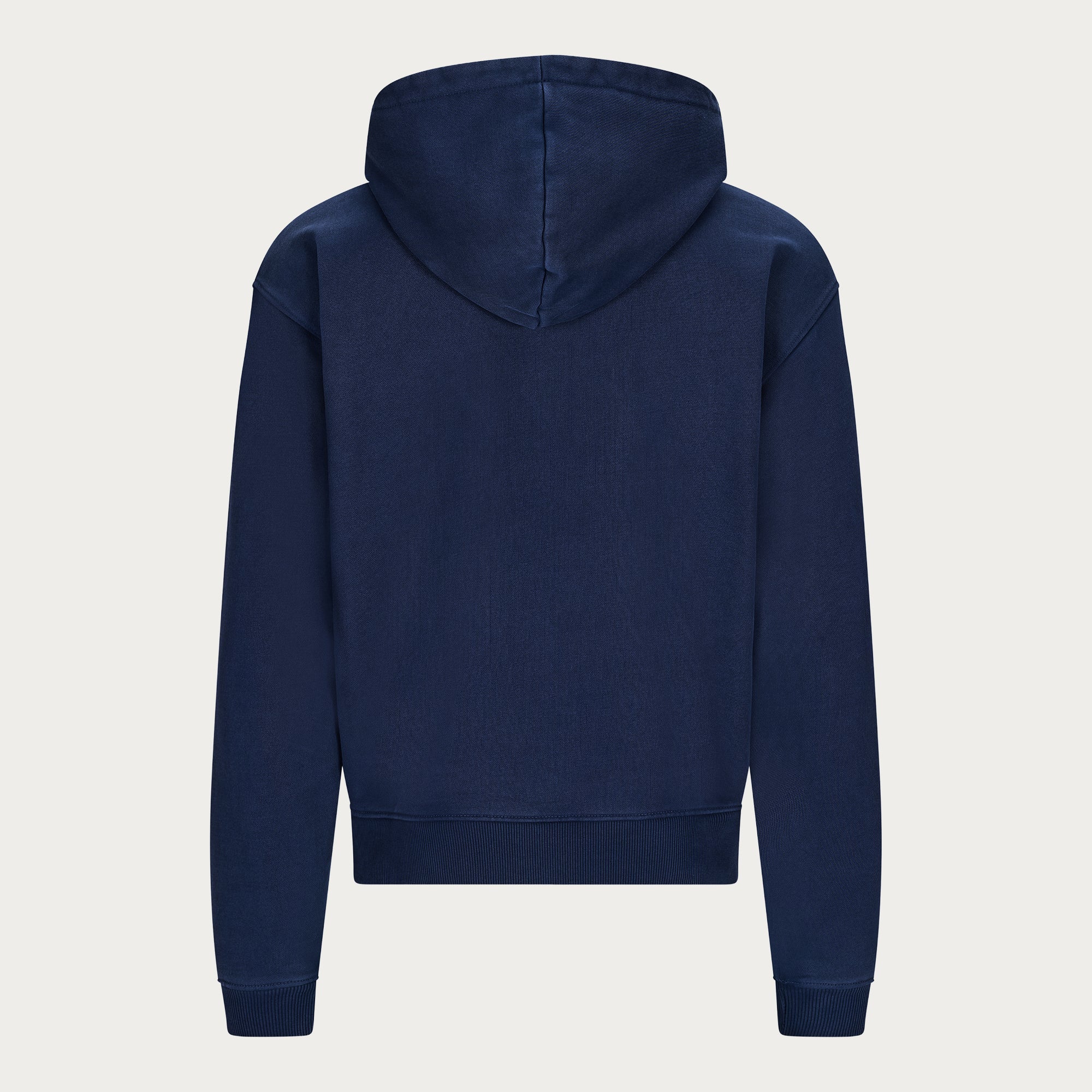 NAVY BASIC ZIP HOODIE
